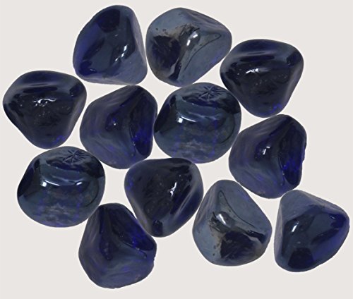 Distinctive Glass Jewels for Vase Filler, Table Scatter or other Beautiful Accents (2.2 Pounds, Cobalt Blue)
