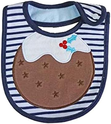 Baby Bib Embroidery Saliva Towel Infants Cartoon Feeding Burp Cloths (style8)