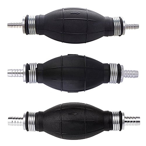 Gimiton 3 Sizes 6/8/10mm Fuel Line Pump Primer Bulb Hand Primer Pumps Black Rubber Fuel Transfer Vacuum for Marine Boat Diesel Accessories (4-Sizes) - Thumbnail 7