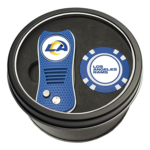 Team Golf NFL Gift Set Switchblade Divot Tool & Chip, Includes 2 Double-Sided Enamel Ball Markers, Patented Design, Less Damage to Greens, Switchblade Mechanism — image 1