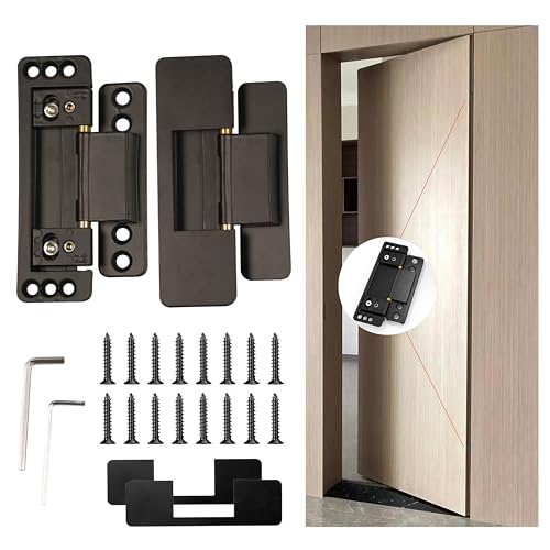 MENGSHI Ultra-Thin Hidden Door Hinges Invisible