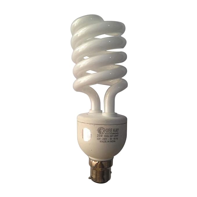 Gee Kay 25-Watt LED Spirel CFL (Cool Day Light, Pack Of 5)