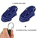 Camping Hammock Set for 2 Persons Blue/Grey - Indoor and Outdoor Hanging Kits - Ultra Durable Nylon By BackyardCamping - Portable Bed for Garden, Camp, Backpacking, Outdoor Adventures - Single/Double