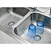COLIBYOU Mat Protector Double Sink Divider Clear Kitchen Dish Safe Durable Grips Saddle