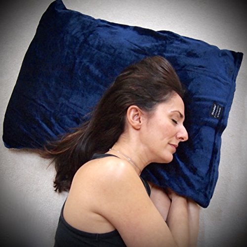 Pillowcase - Blue Original Fitted Super Soft Plush Luxury Classic Pillow Case Envelope Standard Size Adults Kids Teens