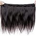ISEE Hair 8A Brazilian Virgin Straight Human Hair Bundles 3 Bundles 100% Unprocessed Human Hair Weave Extensions Natural Color Can Be Dyed and Bleached 20 22 24inches