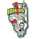 Illinois Jumbo State Magnet by Classic