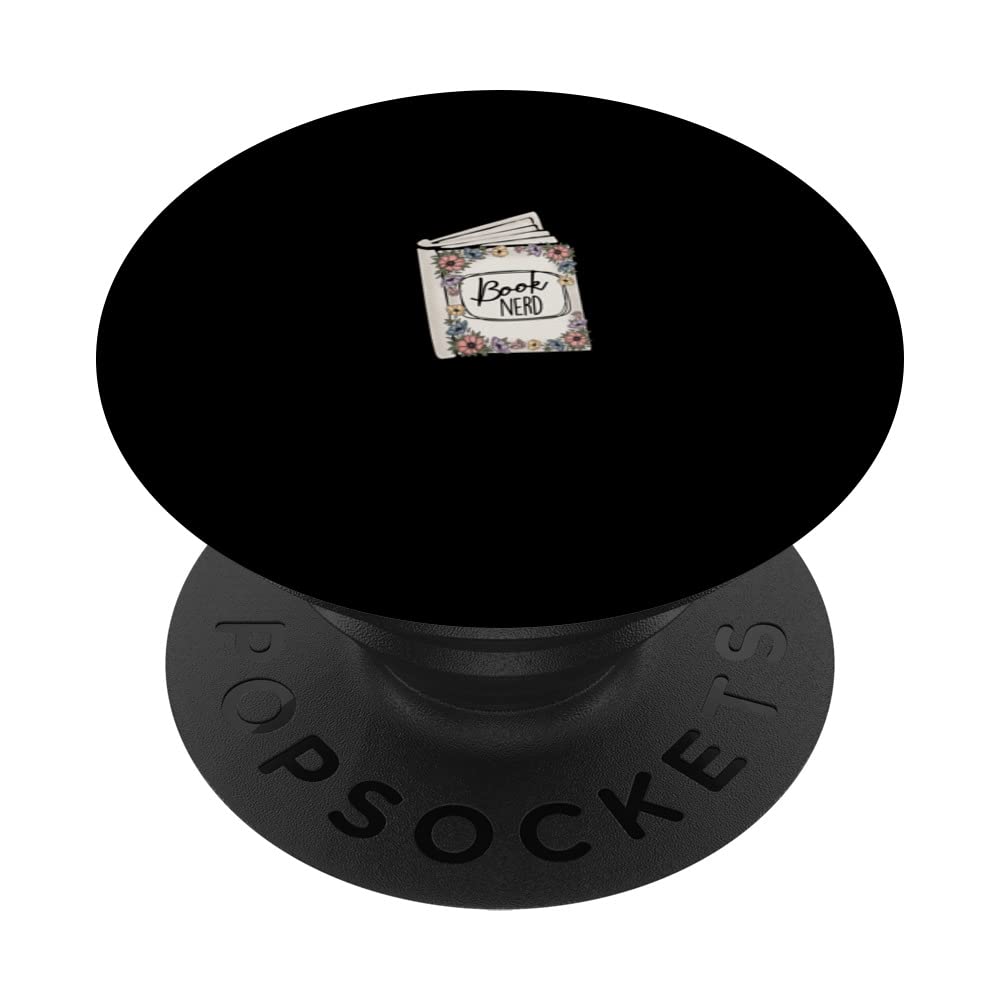 Cute Book Nerd For Bookworm Readers PopSockets Swappable PopGrip