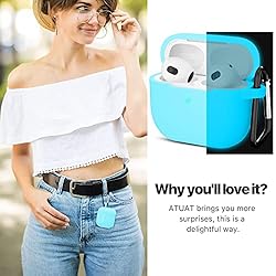 ATUAT Compatible with AirPods 3 Case, Protective