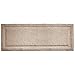 InterDesign Microfiber Spa Bathroom Shower and Tub Accent Rug, 60 x 21, Linen