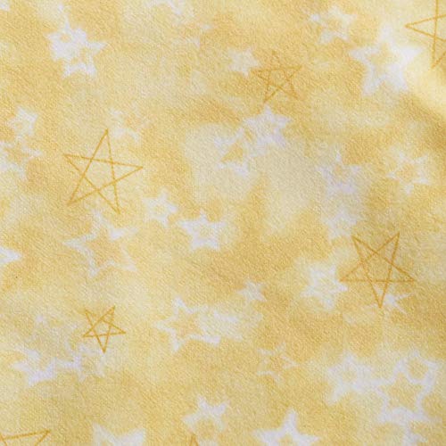 Studio 37 Laura Berringer Songbook Little Stars Yellow Fabric by The Yard