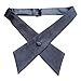 TopTie Criss-Cross Tie, Girls' School Uniform Cross Tie-Black