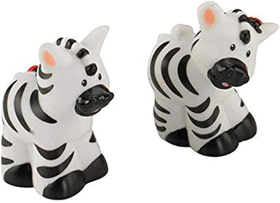 Amazon.com: Fisher Price Little People animales, el Arca de Noé, de animales del zoo, macho y hembra cebra familia par: Toys \u0026 Games