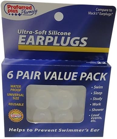 EAR PLUGS SILICONE ***KPP , 22 DECIBALS by Cirrus Healthcare
