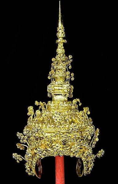 Amazon Com Thai Dance Headdress Ram Thai Crown Dancer Head Dress Costume Made From Thailand Everything Else