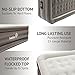 Ivation Premium Comfort Inflatable Air Mattress (Twin) Blow Up Air Bed w/14 Dual Coils - FirmaCoil Technology, Raised 20” Height w Built-in Electric Pump for Guest Travel Camping (Brown/Beige)