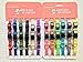 Puppy Collars for Litter,Puppy Collars for Small Puppies Soft Nylon Safety Whelping Litter Collar for Newborn Pets with Record Keeping Charts 12pcs(S)