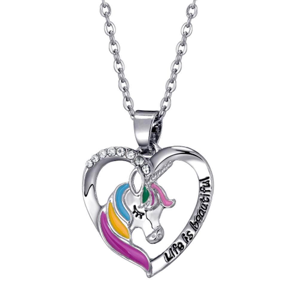 JennyWrenJewels UNICORN Necklace | Gifts for girls birthday, christmas, party | Jewellery Gift for daughter, niece, friend, sister, children