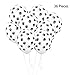 Hapy Shop 36 Pieces Dog Paw Print Balloons 12