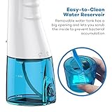 VAVA Water Dental Flosser with 3 Interchangeable Jet Tips, Easy-to-Clean Water Reservoir, Preset Modes for Optimal Flossing, Leak-Proof Electric Dental Floss, Portable Cordless Design