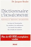 Dictionnaire de l'homéopathie by 