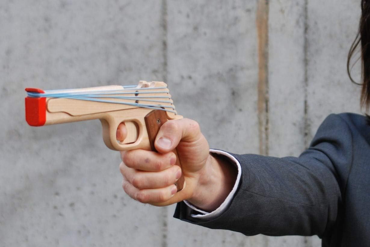 Amazon Com Elastic Precision Model 1911 Rubber Band Gun Toys Games