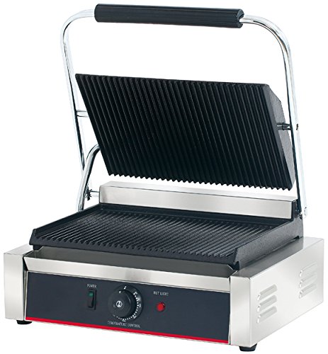 Hakka Commercial Panini Press Grill and Sandwich Griddles Restaurant Grade - Thumbnail 4
