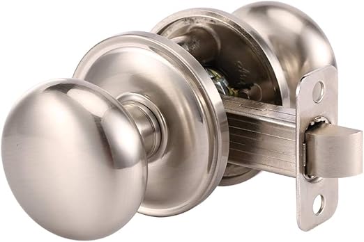 Argento Ball Passage Door Knob Unlocking Passage Door Handles