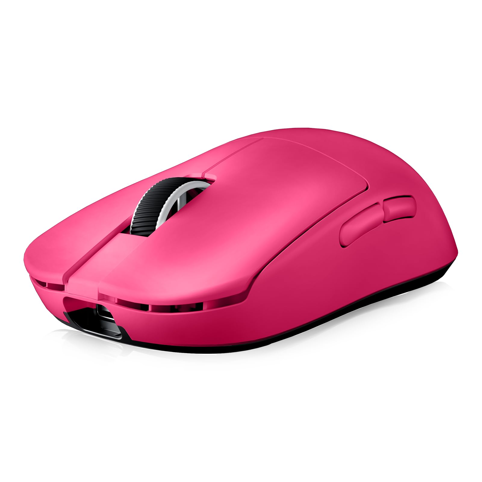 MCHOSE L7 Ultra+ Topspeed Wireless Gaming Mouse with PAW3950 42K Sensor 40g Super Lightweight OMR Optical Switches 8000KHz Polling Rate 2.4GHz/BT/Wired Tri-Mode 8 Programmable Controls (Rosered Plus)