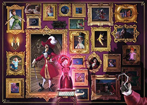 Ravensburger Puzzle 15022 - Villainous Captain Hook - 1000 Teile Puzzle für Erwachsene und Kinder ab 14 Jahren, Disney… – Bild 4