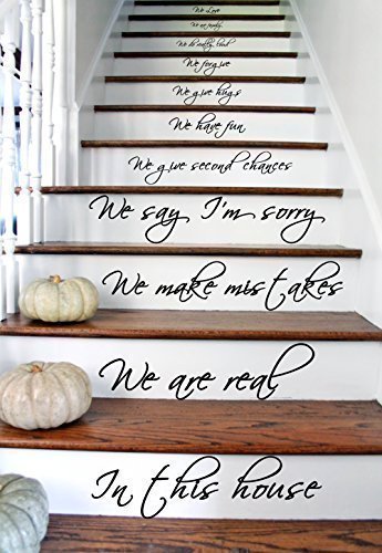 AnOL in This House We are Family We Love Do Wall Art Vinyl Wall Sticker 56cm x 100cm