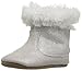 Robeez Girls' Thea Twinkle Boot, Grey, 12-18 Months M US Infant