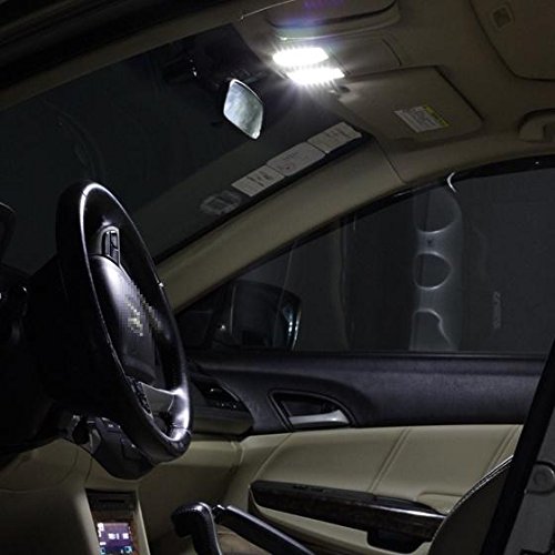 Partsam Festoon 28mm LED Light Bulbs for Interior Lights Map Dome Door Courtesy Light Bulbs DE3021 3175 -White 6Pcs - Thumbnail 4