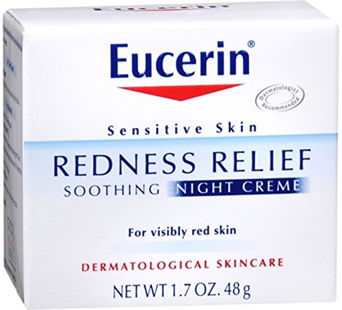 Eucerin Redness Relief Soothing Night Creme 1.70 oz (Pack of 4)