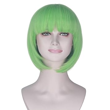 Amazon Com Girl S Short Straight Bob Style Hair Harajuku Lolita