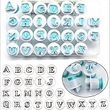 SUJING Alphabet Letter Biscuit Fondant Cake/cookie Stamp Impress Embosser Cutter - Mold Set (A)