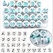 SUJING Alphabet Letter Biscuit Fondant Cake/cookie Stamp Impress Embosser Cutter - Mold Set (A)