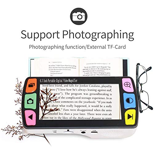Eyoyo 4.3 Inch Portable Video Digital Magnifier Electronic Reading Aids