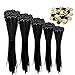 Zip Ties,RIZUGG 500 PCS Cable Ties uv Resistant Nylon with Self-Locking 4/6/8/10/12 Inch, Black