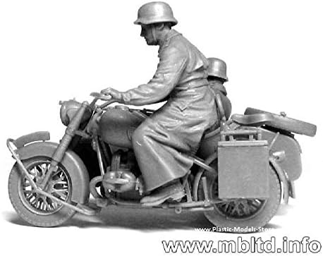 Masterbox 1:35 Scale Kradschutzen German Motorcycle Troops on The Move, 13 x 13 x 38 millimetres, Multicolor - Image 5