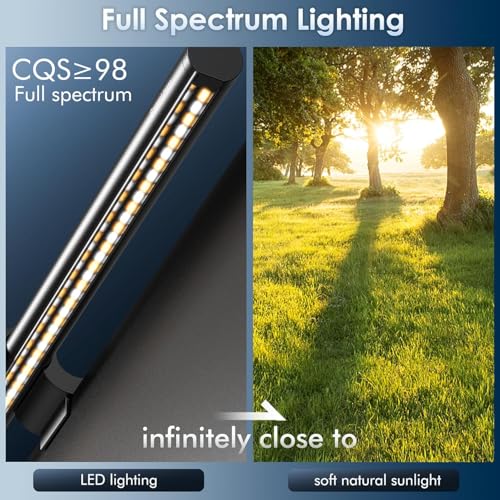 Quntis PC Screen Lamp with Remote Control 40 cm USB Computer Desk Lamp with Backlight, 112 LED Light Bar Monitor Computer, Adjustable Light, Light Bar for Reading Office Gaming