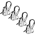 Sebnux Stainless Steel Boat Fender Clip Boat Fender Quick Release Clip Boat Bumper for Docking Ideal for Boat Docking