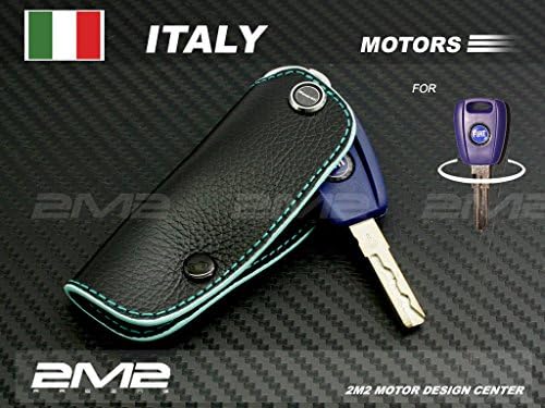 LFI01-1-H Leather key fob holder case chain cover for 500 500C 500L TREKKING LIVING PANDA X4 PUNTO DOBLO BRAVO FREEMONT SEDICI IDEA
