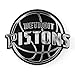 NBA - Detroit Pistons Molded Chrome Emblem