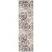 Superior Indoor Runner Rug, Jute Backed, Perfect for Entryway, Office, Living/Dining Room, Bedroom, Kitchen, Hardwood Floor, Floral Scroll Decor, Leigh Collection, 2' 7