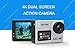 SJCAM SJ6 Kit (Including Extra Battery, 6-in-1 Accessories)SJ6 LEGEND Dual Screen 2″ LCD Touch Screen 2880×2160 Novatek NT96660 Panasonic MN34120PA CMOS 4K Ultra HD Sport DV Action Camera Silver