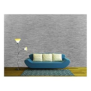 Brushed Metal Texture Background - Removable Wall Mural | Self-Adhesive Large Wallpaper - 66x96 inches