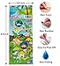 Stickers 1500+, 24 Different Scenes, Puffy Stickers Plus Filling Color Cards, Kids Cognition Stickers for Boys and Girls Toddlers, Including: Dinosaurs, Fishes,Space, Cars, Smiley Faces and More