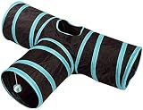 Fhodigogo Cat Toy 3 Way Foldable Tunnel Play Tunnel for Pets Kitten Puppy view 3
