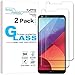 KATIN LG G6 Screen Protector - [2-Pack] LG G6 / LG G6 Plus Tempered Glass Screen Protector Bubble free, 9H Hardness with Lifetime Replacement Warranty